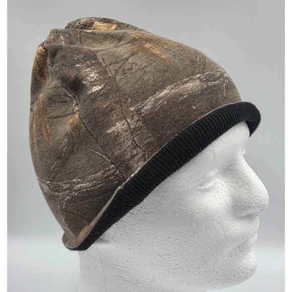 Mens Small Realtree Camouflage Beanie Cap Hat Hunting - Picture 1 of 4